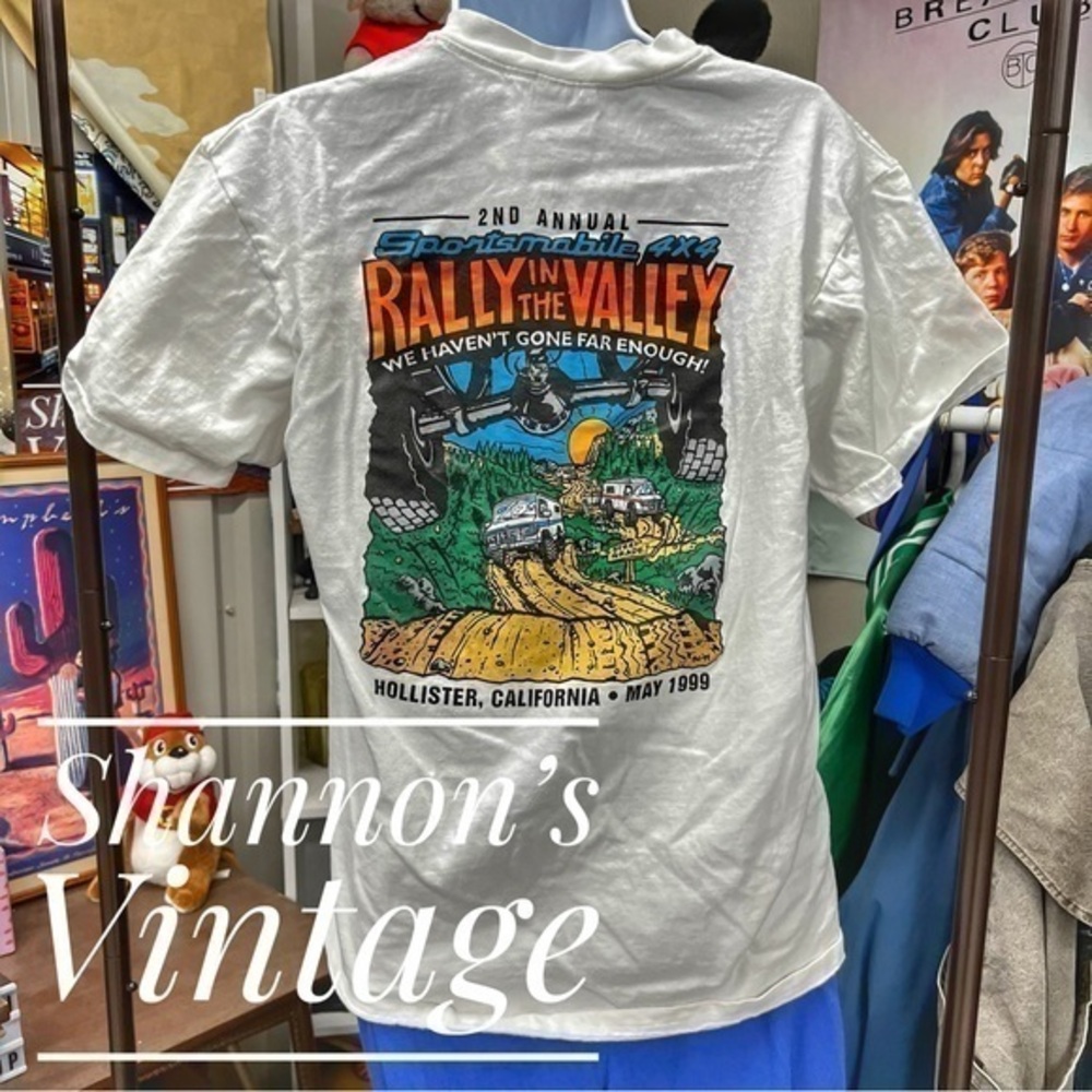 Rally In the Valley 1999 VNTG made in USA sz medium tee A15